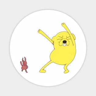 Adventure Time - Jake Dancing With Bug Magnet